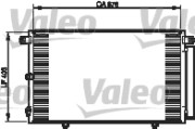 810900 Kondenzátor, klimatizace VALEO