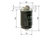 0 450 906 274 Palivový filtr BOSCH