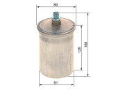 0 986 4B2 038 Palivový filtr BOSCH