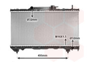 53002163 Chladič, chlazení motoru VAN WEZEL