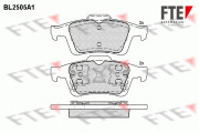 9010768 Sada brzdových desticek, kotoucová brzda FTE