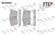BL2940A1 Sada brzdových desticek, kotoucová brzda FTE