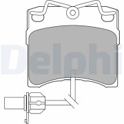 LP1535 Sada brzdových desticek, kotoucová brzda DELPHI