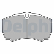 LP3686 Sada brzdových desticek, kotoucová brzda DELPHI