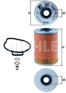 154087827990 Olejový filtr MAGNETI MARELLI