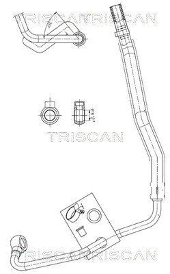 8516 11014 Hydraulická hadice, řízení TRISCAN
