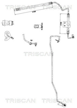 8516 16034 Hydraulická hadice, řízení TRISCAN