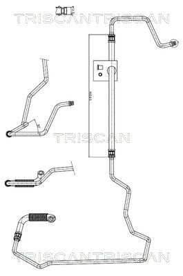8516 28002 Hydraulická hadice, řízení TRISCAN