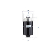 24.464.00 Palivový filtr UFI