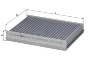 LAK 250 Filtr, vzduch v interiéru MAHLE