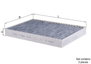 LAK 292/S Filtr, vzduch v interiéru MAHLE