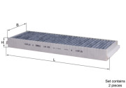 LAK 239/S Filtr, vzduch v interiéru MAHLE