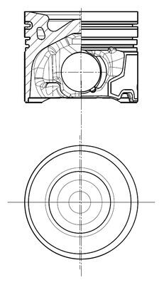 039 PI 00139 000 Píst MAHLE