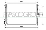 DA220R006 Chladič, chlazení motoru PrascoSelection PRASCO