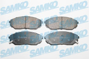 5SP1207 Sada brzdových desticek, kotoucová brzda SAMKO
