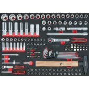 711.0163 KS TOOLS SCS 1/4 +1/2  Steckschlussel-Satz 711.0163 KS TOOLS