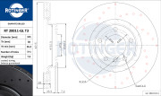 RT 20011-GL T3 Brzdový kotouč GRAPHITE DRILLED ROTINGER