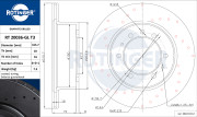 RT 20036-GL T3 Brzdový kotouč GRAPHITE DRILLED ROTINGER