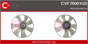 CVF76001GS Spojka, větrák chladiče Elmot CASCO