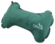 13318 COMPASS Polštář samonafukovací BONE 40x25x13cm zelený 13318 COMPASS